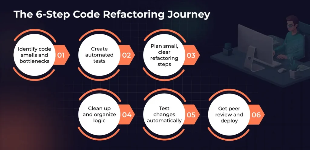 6-Step Code Refactoring Journey 6-Step Code Refactoring Journey