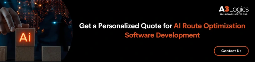 AI Route Optimization Software Development CTA
