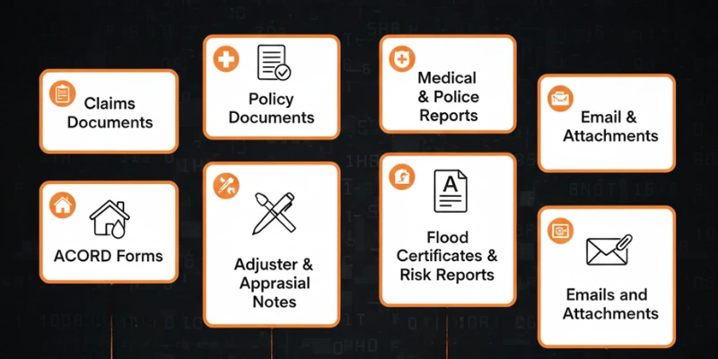 Insurance Data Extraction Components Image Insurance Data Extraction Components Image