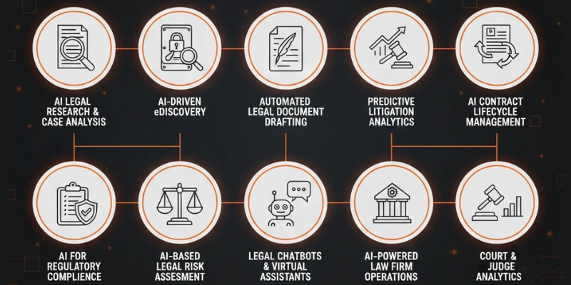 Most Popular Use Cases of AI in the Legal Industry Image Most Popular Use Cases of AI in the Legal Industry Image