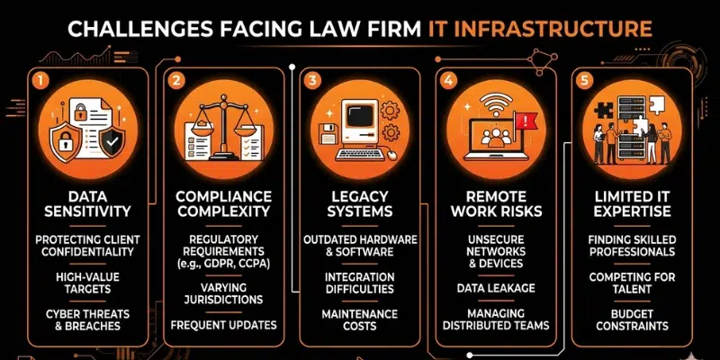 Challenges Facing Law Firm IT Infrastructure Image